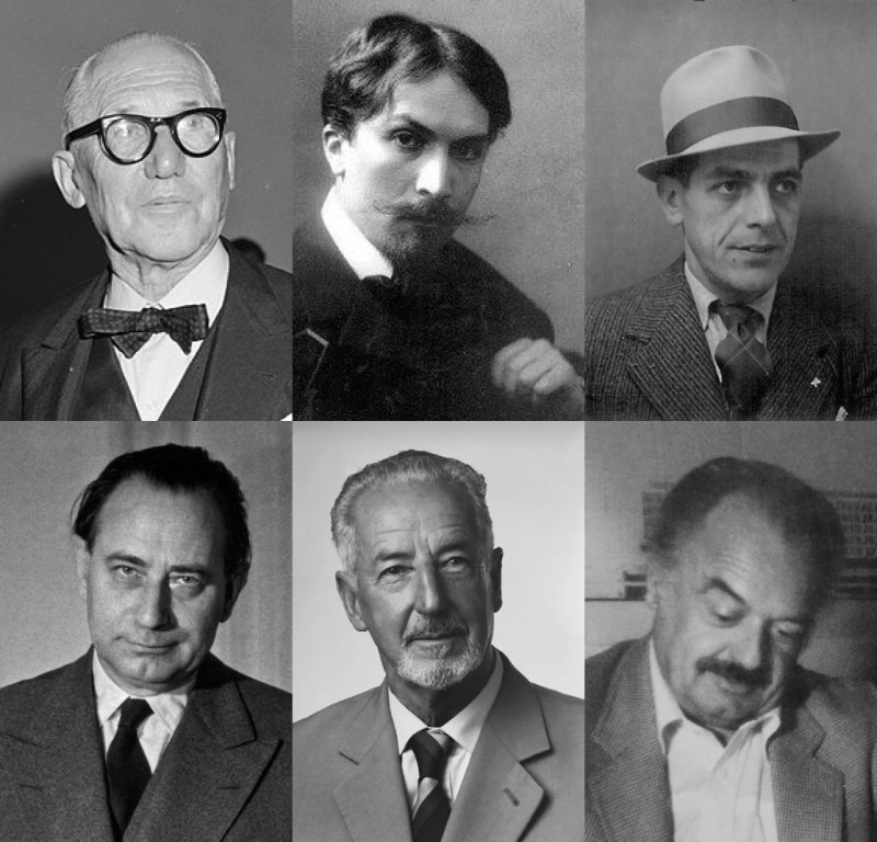 Le Corbusier, Jean Tschumi, René Deléchat, Alphonse Laverrière, Hugo Buscaglia, André Gaillard